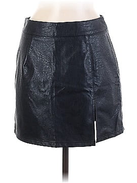 Lioness Faux Leather Skirt (view 1)