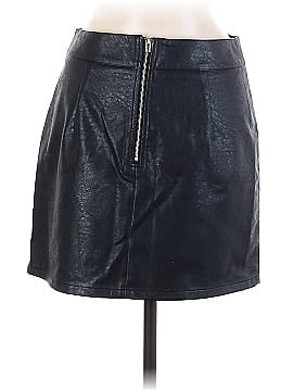 Lioness Faux Leather Skirt (view 2)