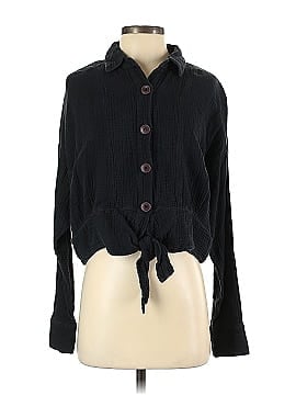 Free People Long Sleeve Button-Down Shirt (view 1)