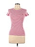 Ralph Lauren 100% Cotton Tweed Pink Short Sleeve T-Shirt Size M - photo 1