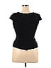 Review Black Short Sleeve Blouse Size 14 - photo 2