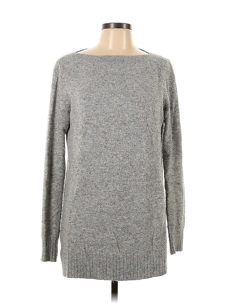 Ann Taylor LOFT Marled Gray Pullover Sweater Size L - photo 1