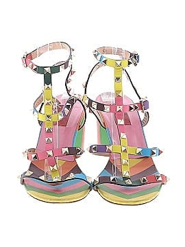 Valentino Garavani Rockstud Multicolor City Sandals (view 2)