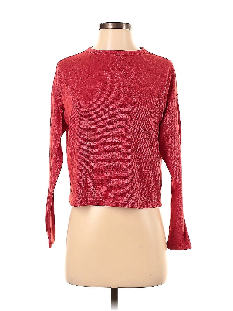 COLSIE Pre-owned Long Sleeve T-shirt In Red
