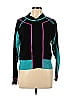 Nanette Lepore 100% Cashmere Color Block Teal Cashmere Cardigan Size L - photo 1