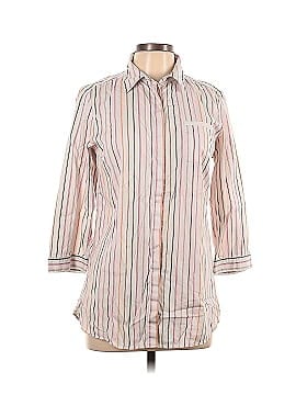 Lafayette 148 New York 3/4 Sleeve Button-Down Shirt (view 1)