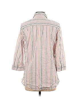 Lafayette 148 New York 3/4 Sleeve Button-Down Shirt (view 2)