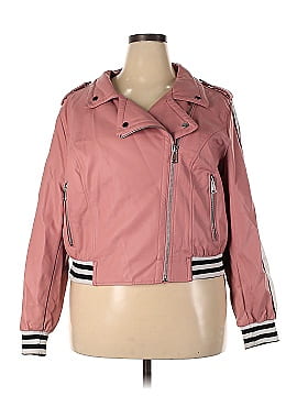FASHION TO FIGURE Faux Leather Jacket (view 1)