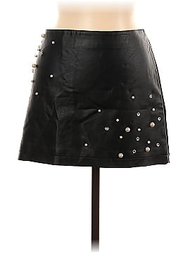 Miss Selfridge Faux Leather Skirt (view 1)