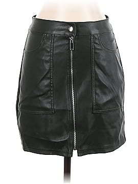 Love Tree Faux Leather Skirt (view 1)