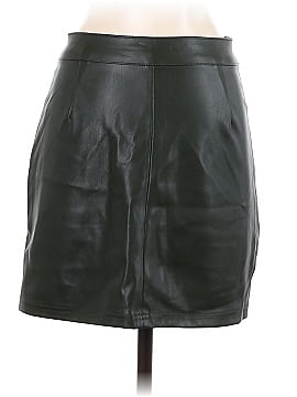 Love Tree Faux Leather Skirt (view 2)