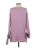 Halogen Solid Purple Pullover Sweater Size S (Petite) - photo 2