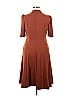 Ivy & Blu Solid Brown Casual Dress Size 14 - photo 2