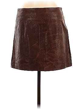 Veronica Beard Leather Skirt (view 2)