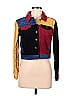 Dangerfield 100% Cotton Color Block Red Denim Jacket Size 8 - photo 1