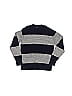 Gap Kids 100% Cotton Stripes Gray Pullover Sweater Size 8 - photo 1