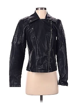 Noisy May Faux Leather Jacket (view 1)