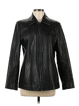 Liz Claiborne Faux Leather Jacket (view 1)