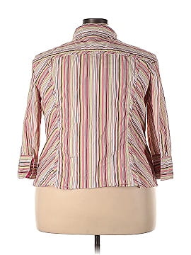 Cato 3/4 Sleeve Button-Down Shirt (view 2)