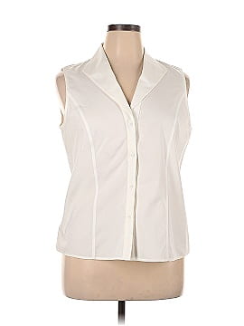 Jones New York Collection Sleeveless Button-Down Shirt (view 1)