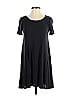 Silence and Noise Solid Black Casual Dress Size S - photo 1