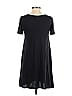 Silence and Noise Solid Black Casual Dress Size S - photo 2
