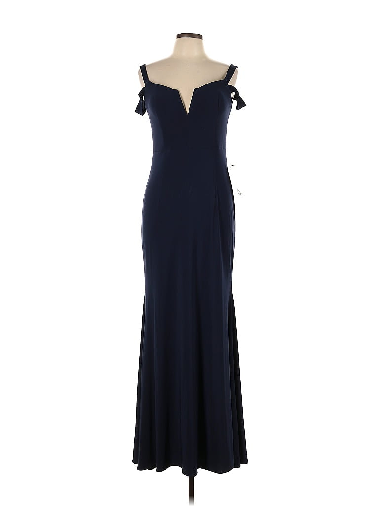 Xscape Blue Cocktail Dress Size 12 - photo 1