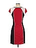 Express Color Block Red Casual Dress Size S - photo 2