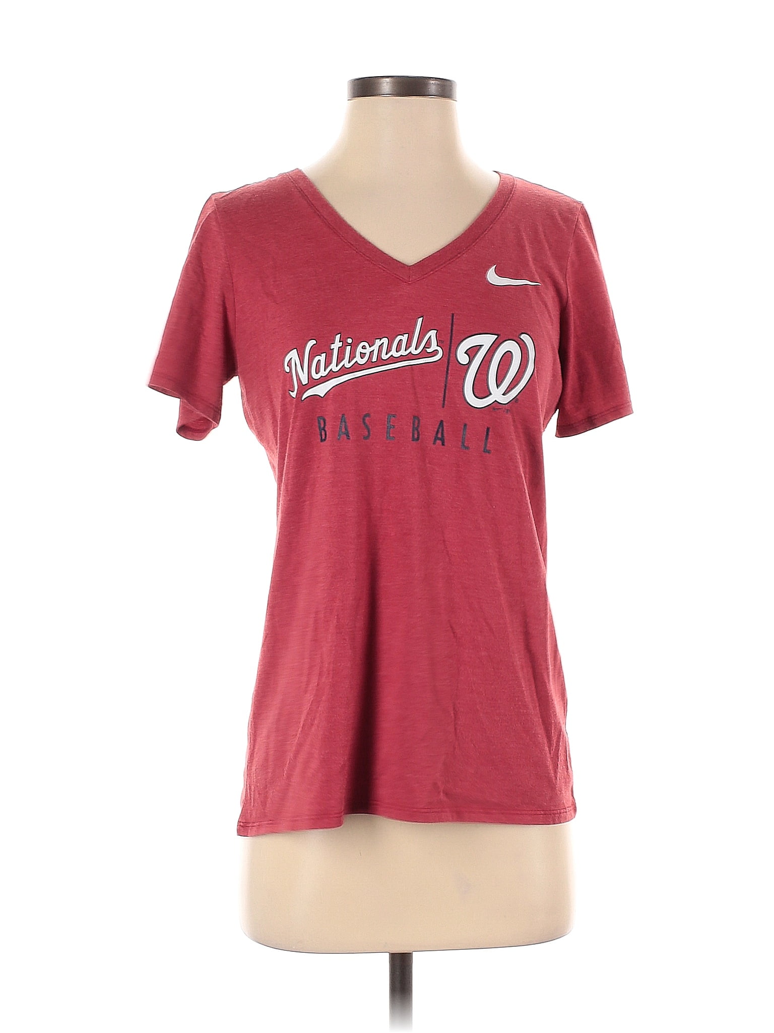Nike Burgundy Short Sleeve T-Shirt Size P (petite)