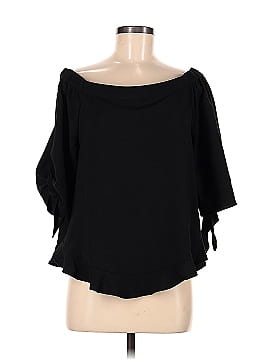 Olivia Grey 3/4 Sleeve Blouse (view 1)