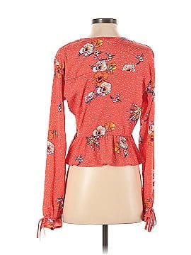 Neon Rose Long Sleeve Blouse (view 2)