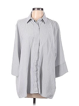 Cos 3/4 Sleeve Button-Down Shirt (view 1)