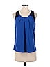 Candie's Blue Sleeveless Blouse Size S - photo 1