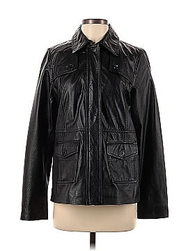 Isaac Mizrahi LIVE! Leather Jacket (view 1)