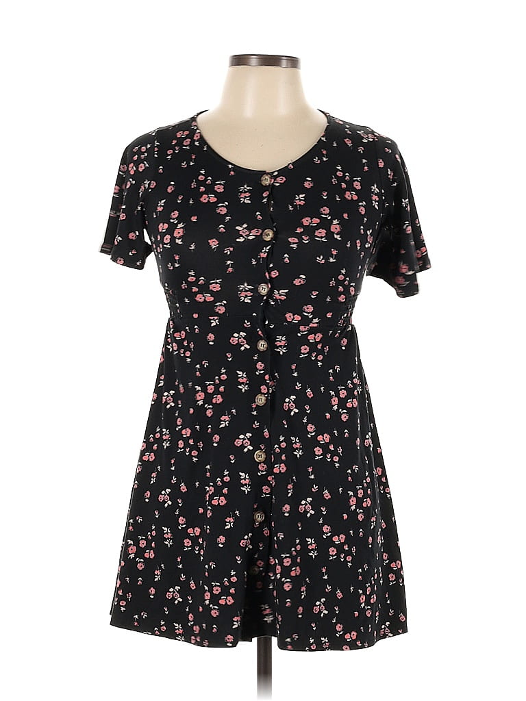 Chenault Girl Black Casual Dress Size 10 - photo 1