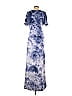 Lularoe Acid Wash Print Tie-dye Blue Casual Dress Size XS - photo 2