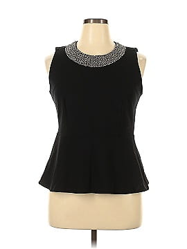 Black Saks Fifth Avenue Sleeveless Top (view 1)