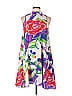 Maeve by Anthropologie Floral Motif Floral Tropical Purple Casual Dress Size 10 - photo 1