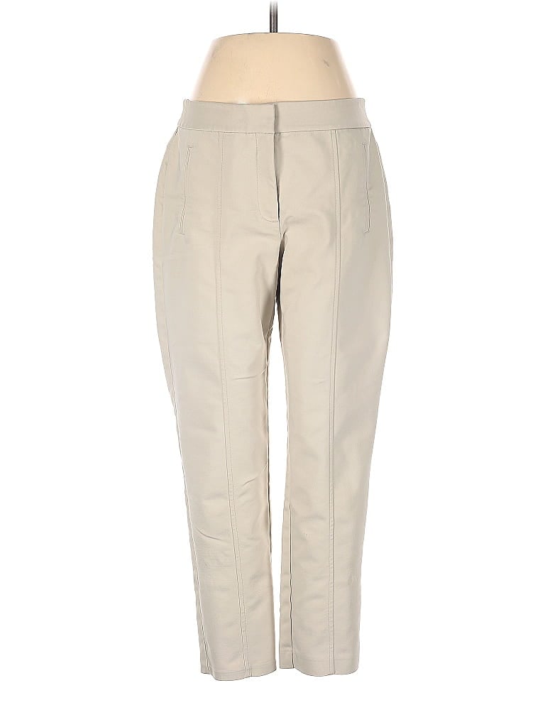 So Slimming by Chico's Solid Ivory Dress Pants Size Sm (0.5) - photo 1