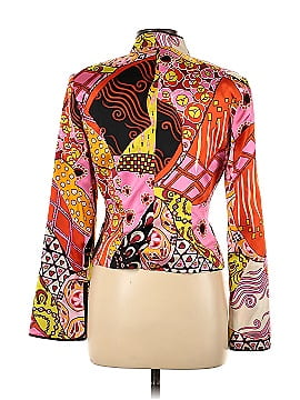 JS Collection Long Sleeve Silk Top (view 2)