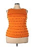 Alfani Orange Sleeveless Top Size 14 - photo 1