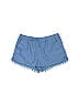 J. by J.Crew Solid Hearts Blue Shorts Size M - photo 1