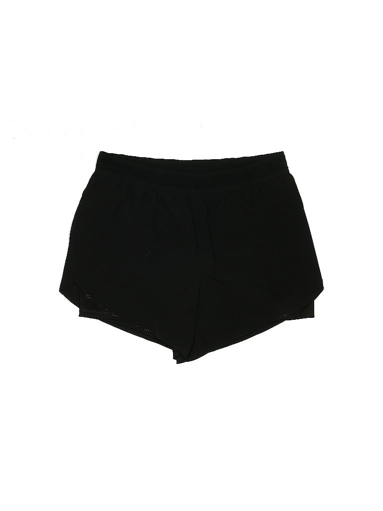 Avia Solid Tortoise Hearts Black Athletic Shorts Size 12 - photo 1