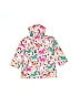 Hatley 100% Polyester Floral Motif Paisley Floral Tropical Paint Splatter Print Pink Jacket Size 2 - photo 2