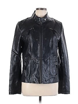 Brave Soul Faux Leather Jacket (view 1)
