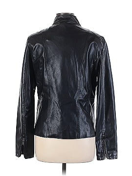 Brave Soul Faux Leather Jacket (view 2)