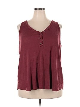 24/7 Maurices Sleeveless Henley (view 1)