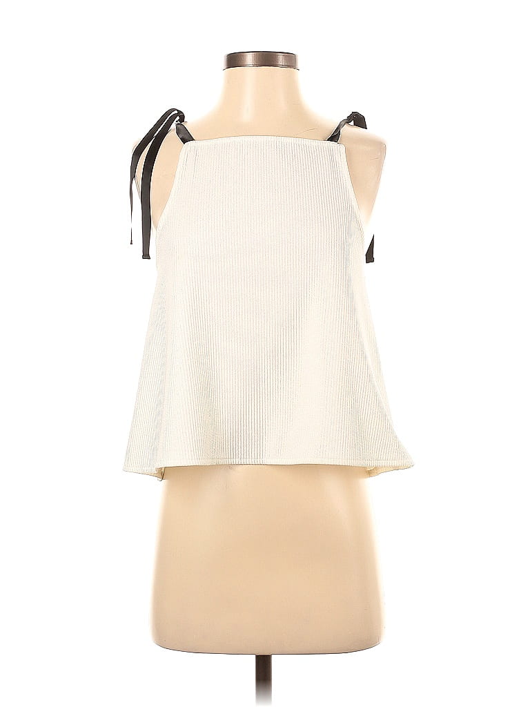 Trafaluc by Zara Ivory Sleeveless Blouse Size S - photo 1
