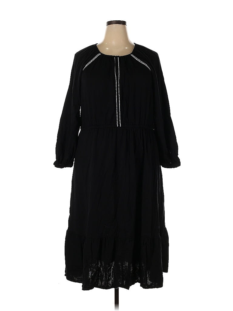 Old Navy Black Casual Dress Size XXL - photo 1
