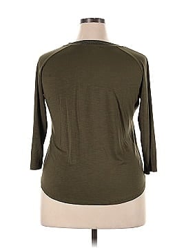 Rose + Olive Long Sleeve Top (view 2)